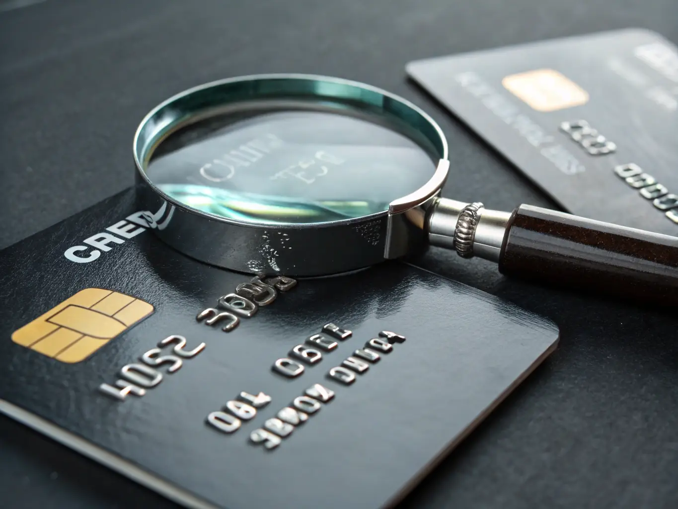 A Mercury credit card on a table with a laptop in the background.